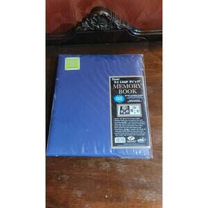 Pioneer EZ Load 8.5x11 Memory Book  Blue 20 Acid Free Pages